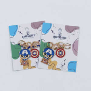 Set Marcadores de puntos Superheroes - Palillo