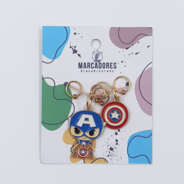 Set Marcadores de puntos Superheroes - Palillo - Imagen 2
